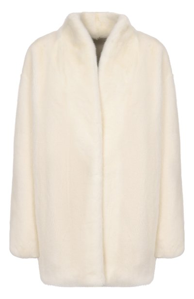 Женская шуба из норки MVST, арт. M009/MINK WHITE