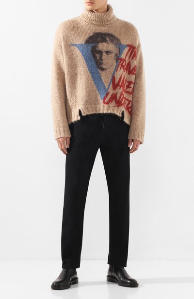 Свитер VALENTINO бежевого цвета по цене 183500 руб., арт. SV0KC05W5QR, фото 2 Свитер VALENTINO, арт. SV0KC05W5QR, фото 2