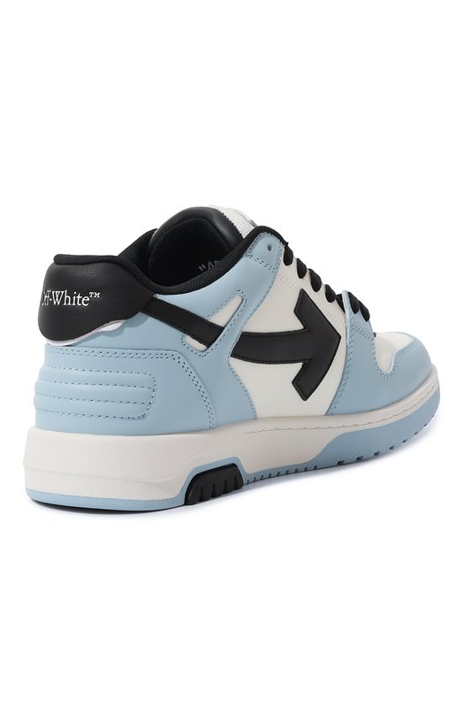 Кожаные кеды Out Of Office Off-White 0MIA189F24LEA0054010 Голубой  0MIA189F24LEA0054010 Фото 5