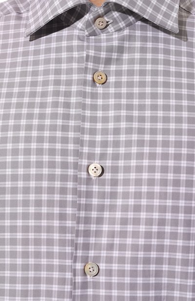 Хлопковая сорочка KITON, арт. UCIH0863711, фото 5