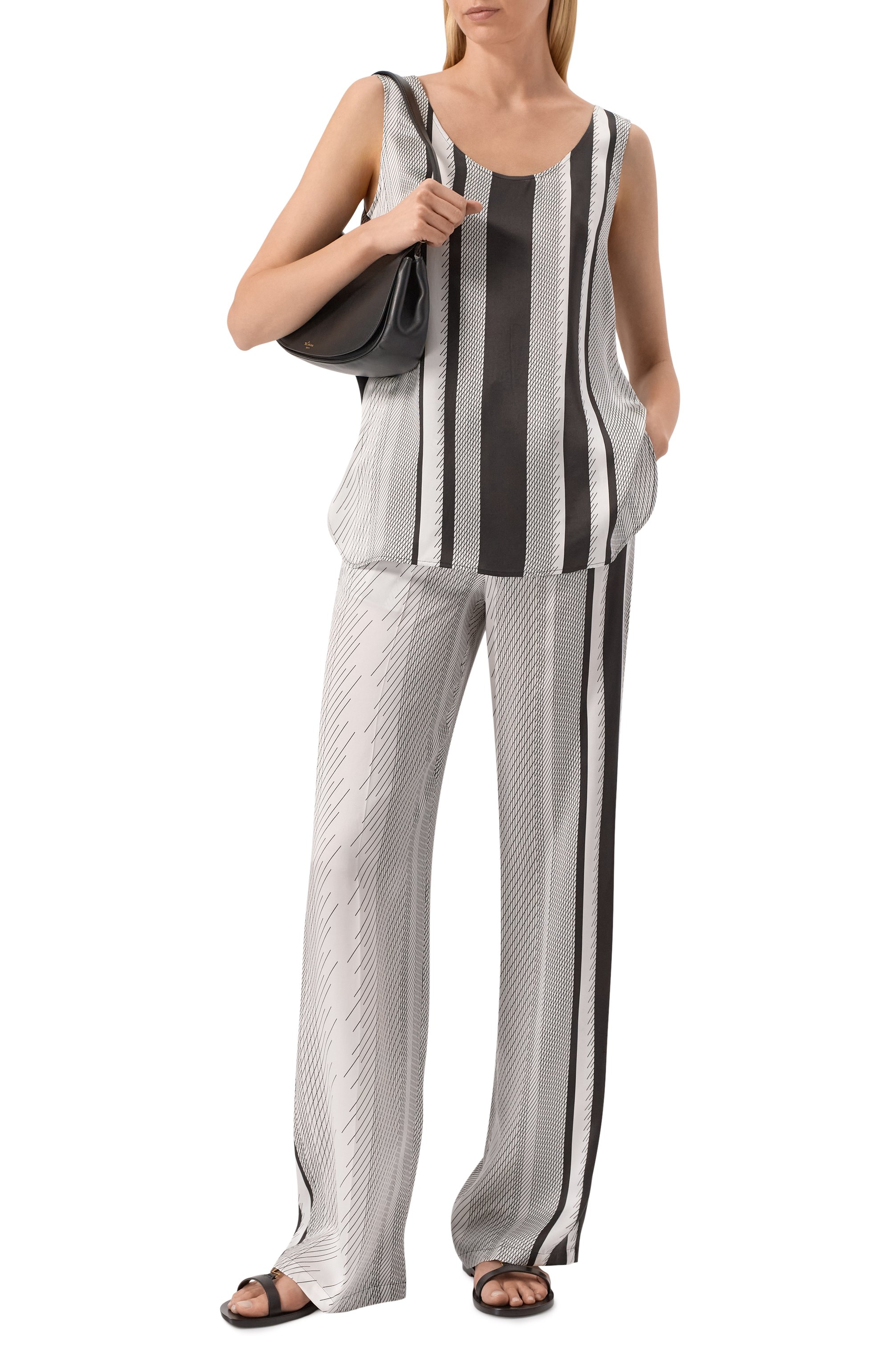 Шелковые брюки KITON, арт. D48122K0963E01, фото 2