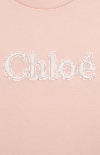 Хлопковая футболка CHLOÉ, арт. C20366, фото 3