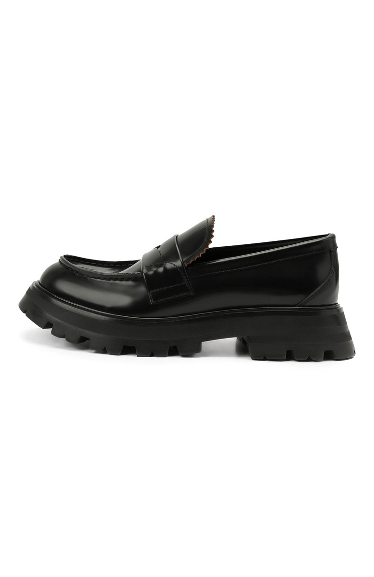 Кожаные пенни-лоферы ALEXANDER MCQUEEN, арт. 666328/WHZ80, фото 1