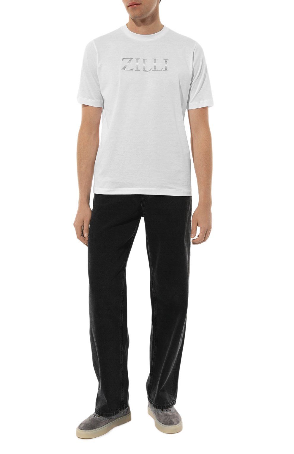 Хлопковая футболка ZILLI, арт. TSR001M0110VZSD00, фото 2