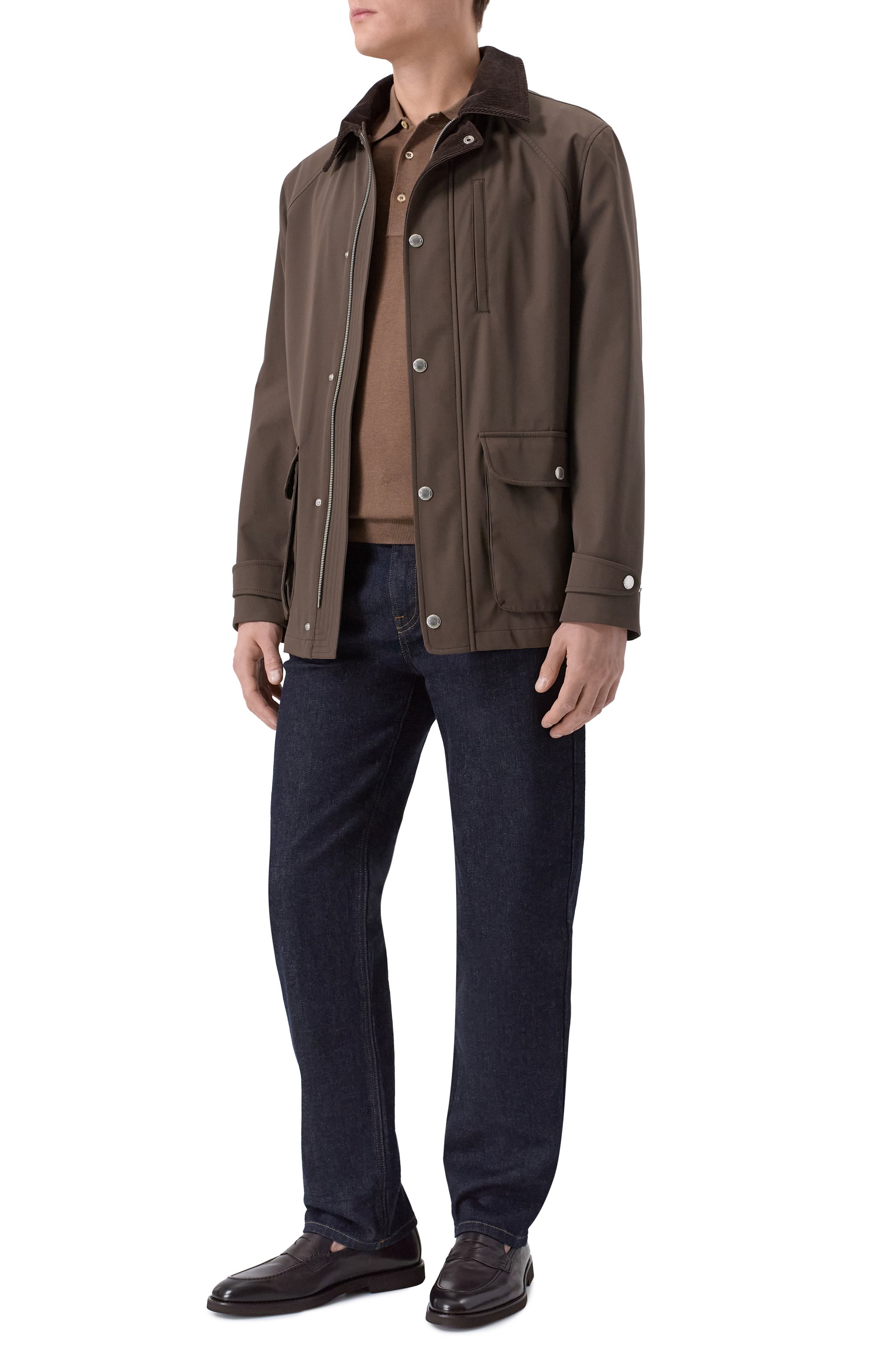 Кожаные пенни-лоферы DOUCAL'S, арт. DU3294SAL0UF188T, фото 2