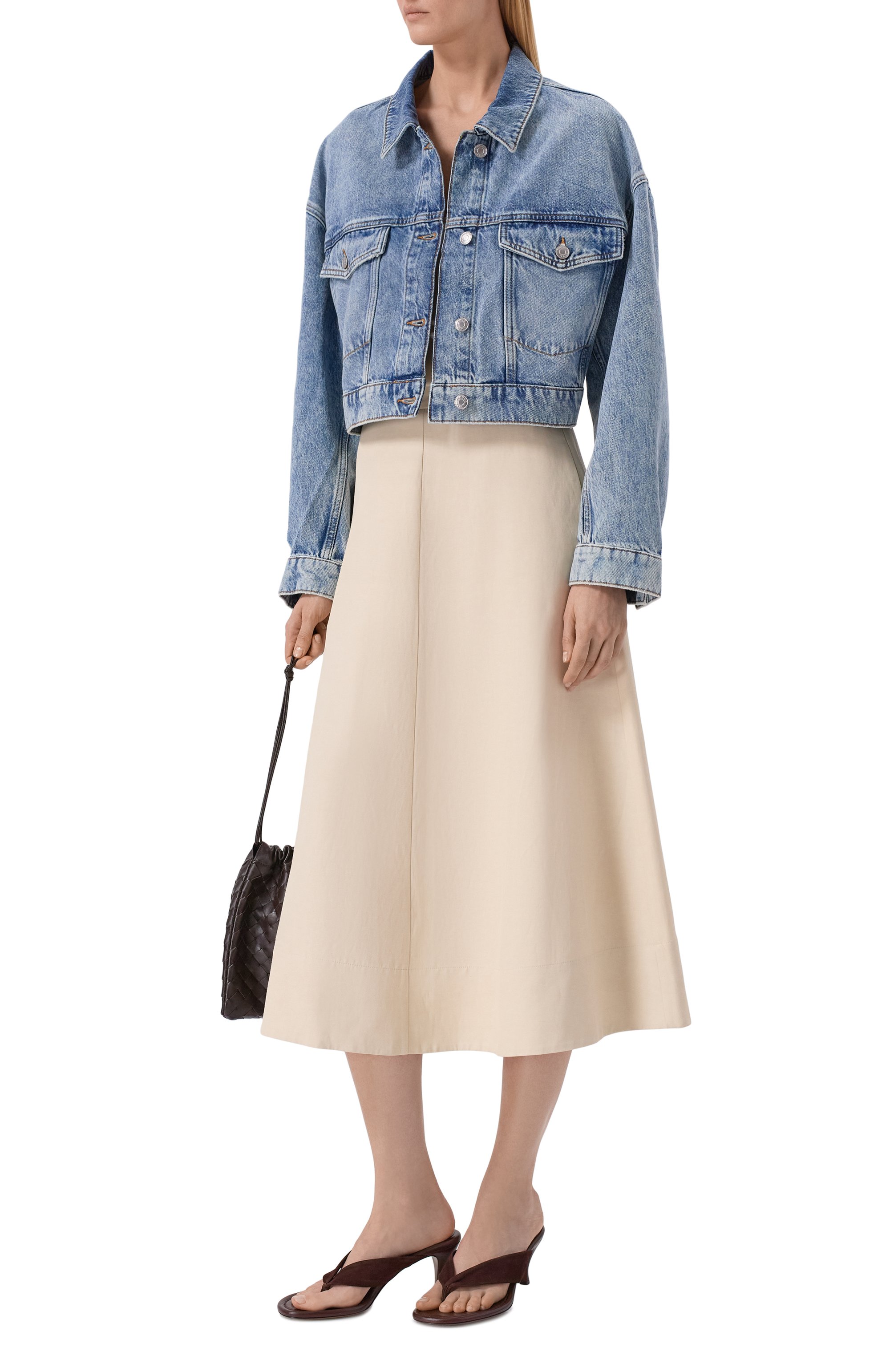 Джинсовая куртка red HUGO голубого цвета по цене 25550 руб., арт. 50502117, фото 2 Джинсовая куртка red HUGO, арт. 50502117, фото 2