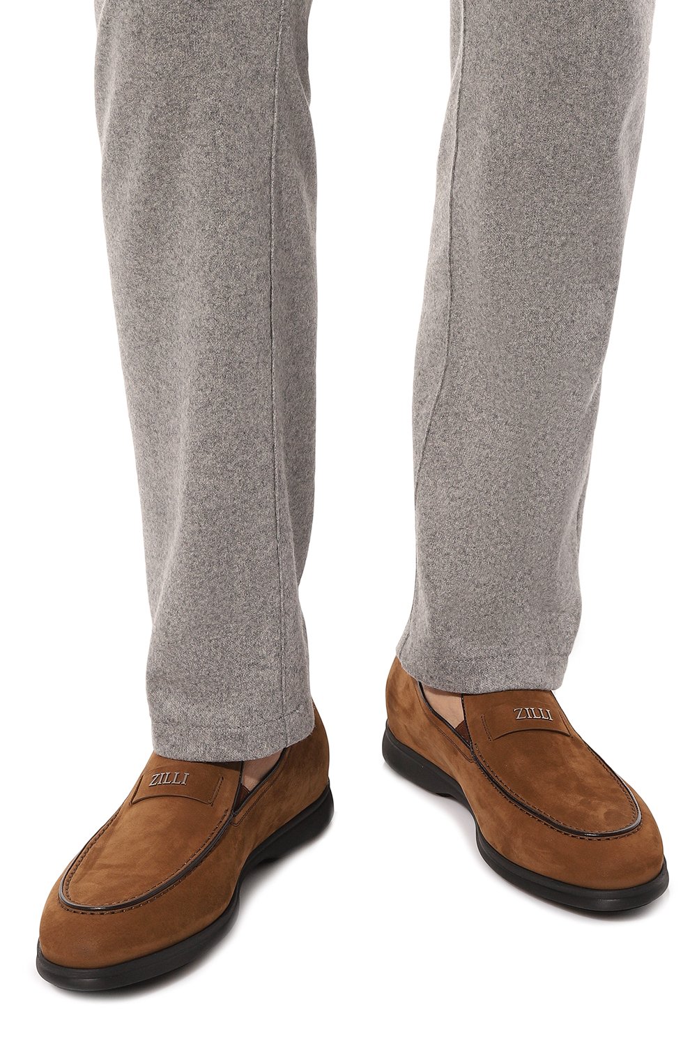 Лоферы из нубука ZILLI, арт. H0014AM1003VRUL02, фото 3