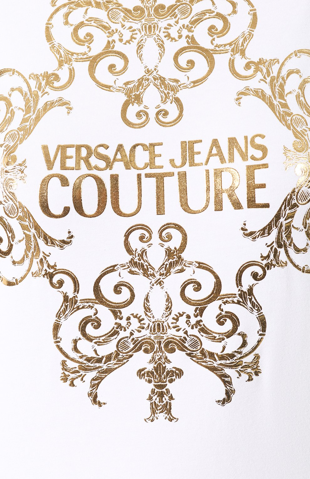 Хлопковая футболка VERSACE JEANS COUTURE, арт. B2HUA7AE-UDP608 BAR0QUE/30215, фото 5
