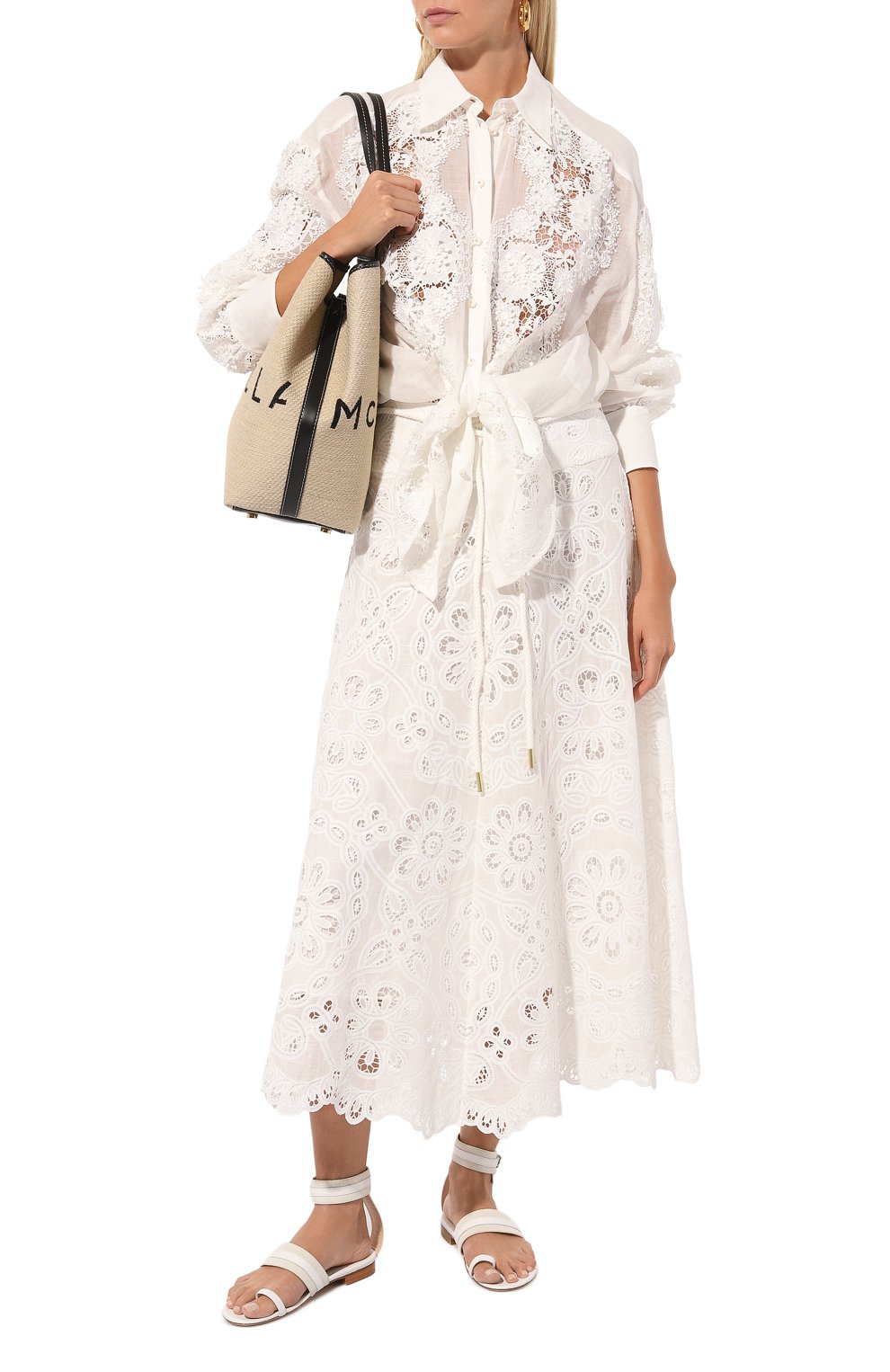 Хлопковая юбка ZIMMERMANN, арт. 1301SSS242, фото 2