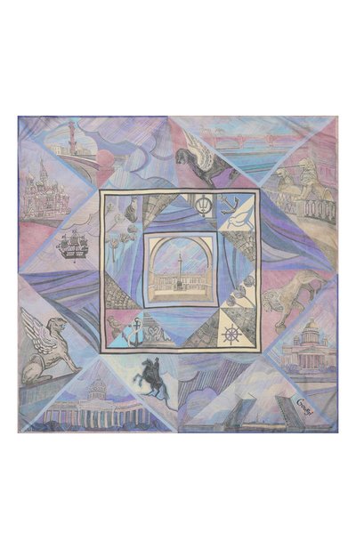 Шелковый платок санкт-петербург GOURJI, арт. T26SPB7R/1, фото 3