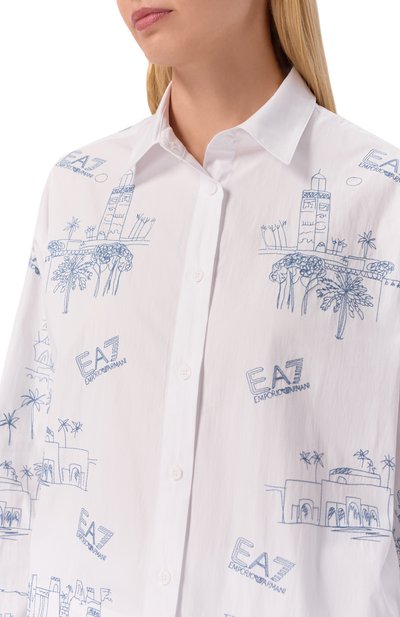 Хлопкова я рубашка EA7, арт. 7W001025/AF21126, фото 5
