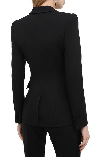 Жакет из шерсти и шелка ALEXANDER MCQUEEN, арт. 649784/QJAAA, фото 4