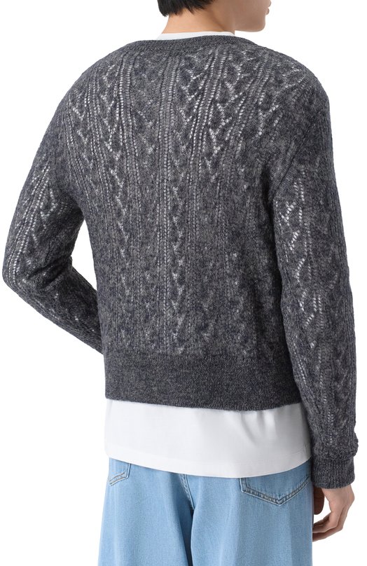 Кардиган Dries Van Noten 021234/3723 Синий  021234/3723 Фото 4