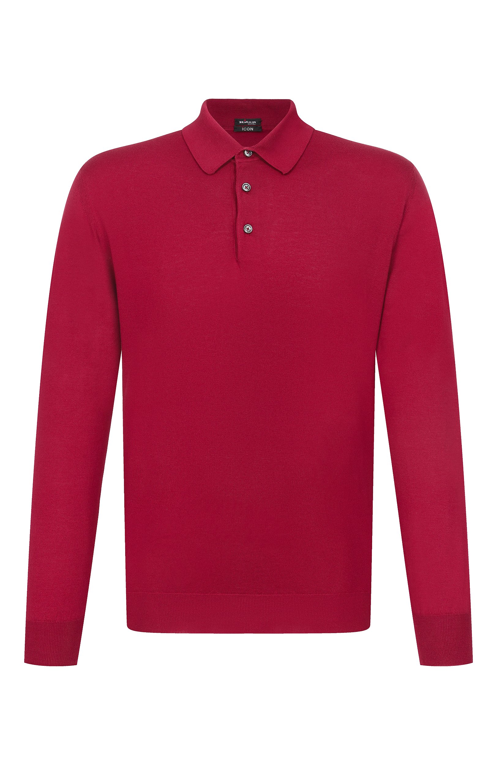 Хлопковое поло KITON бордового цвета по цене 125000 руб., арт. UMKXX35K246, фото 1 Хлопковое поло KITON, арт. UMKXX35K246, фото 1