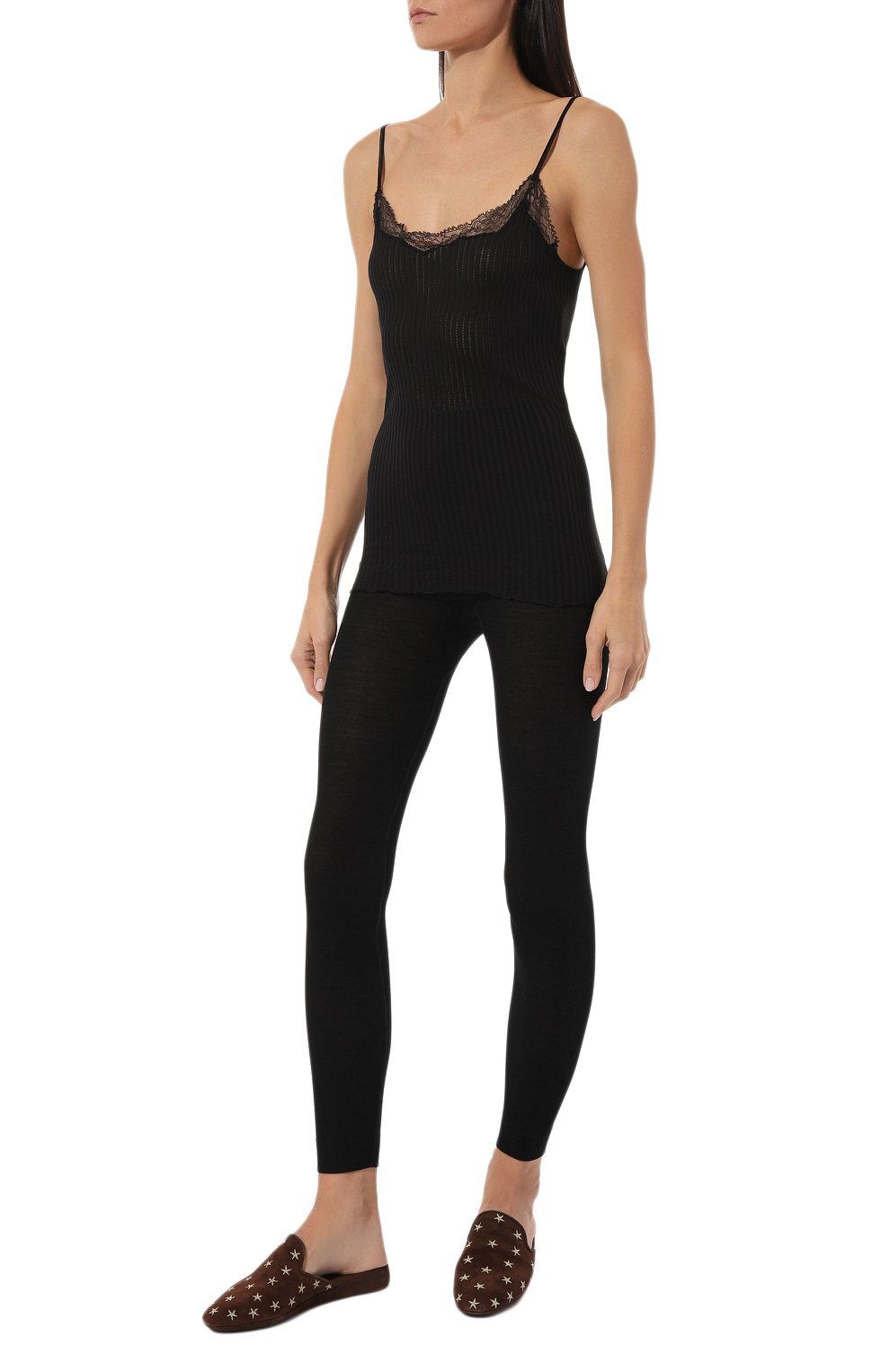 Хлопковый топ ZIMMERLI черного цвета по цене 13750 руб., арт. 260-2186, фото 2 Хлопковый топ ZIMMERLI, арт. 260-2186, фото 2