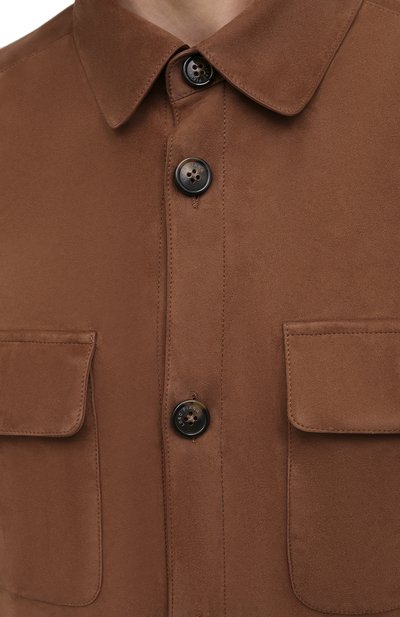 Замшевая куртка-рубашка LORO PIANA, арт. FAL6174, фото 5