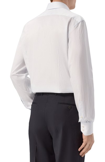 Хлопковая сорочка VAN LAACK светло-голубого цвета по цене 25800 руб., арт. VL-RIVARA-SF11/156307, фото 4 Хлопковая сорочка VAN LAACK, арт. VL-RIVARA-SF11/156307, фото 4