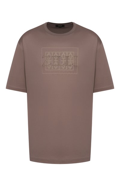 Мужская хлопковая футболка ZILLI, арт. TSR030M0100VZMRB0
