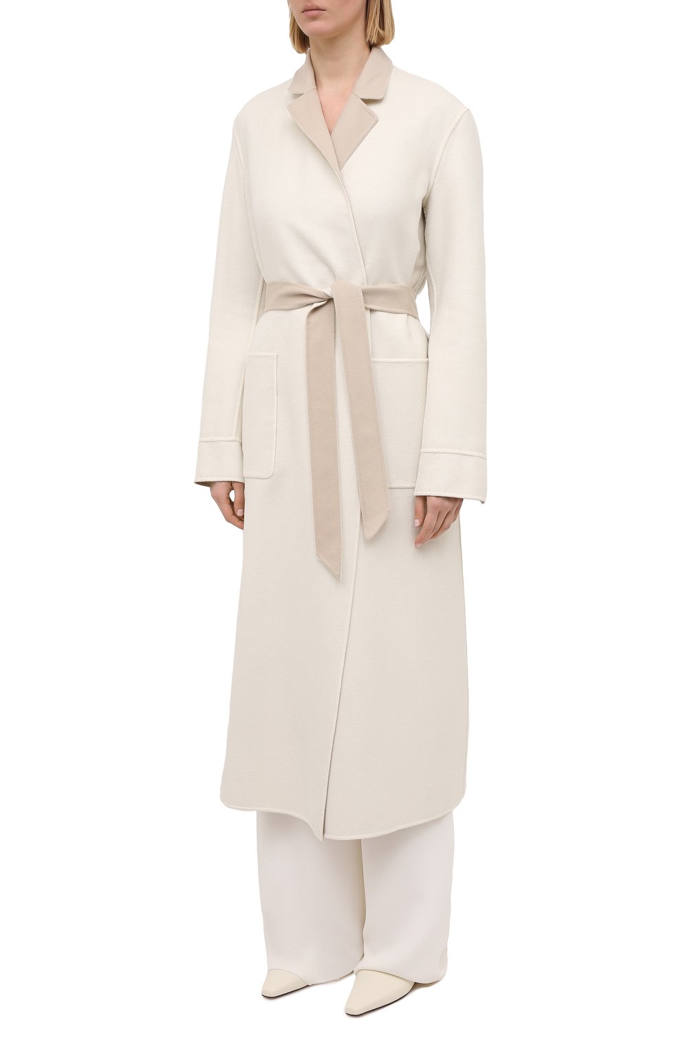 Кашемировое пальто LORO PIANA бежевого цвета по цене 687000 руб., арт. FAI5340, фото 6 Кашемировое пальто LORO PIANA, арт. FAI5340, фото 6