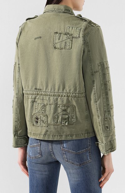 Хлопковая куртка ZADIG AND VOLTAIRE, арт. SHC02902F, фото 4