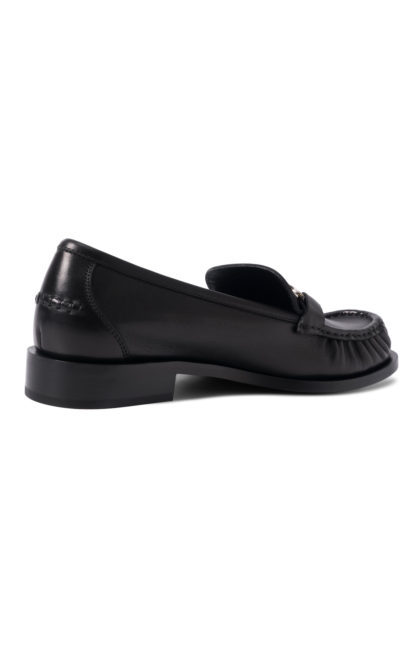 Кожаные лоферы gancini FERRAGAMO черного цвета по цене 99050 руб., арт. 01L927/795381, фото 5 Кожаные лоферы gancini FERRAGAMO, арт. 01L927/795381, фото 5