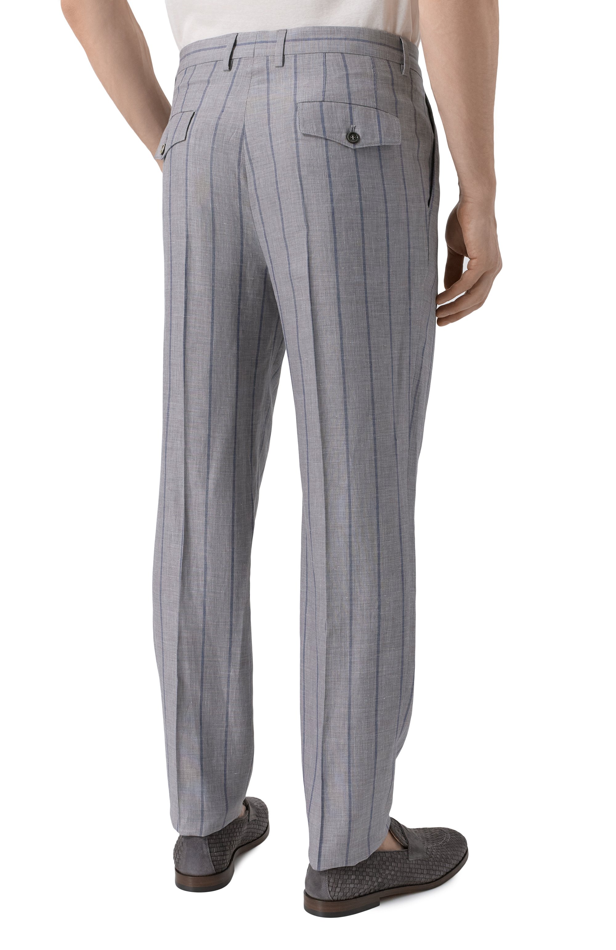 Костюм из шерсти и льна BRUNELLO CUCINELLI, арт. MP475LDFRD, фото 7