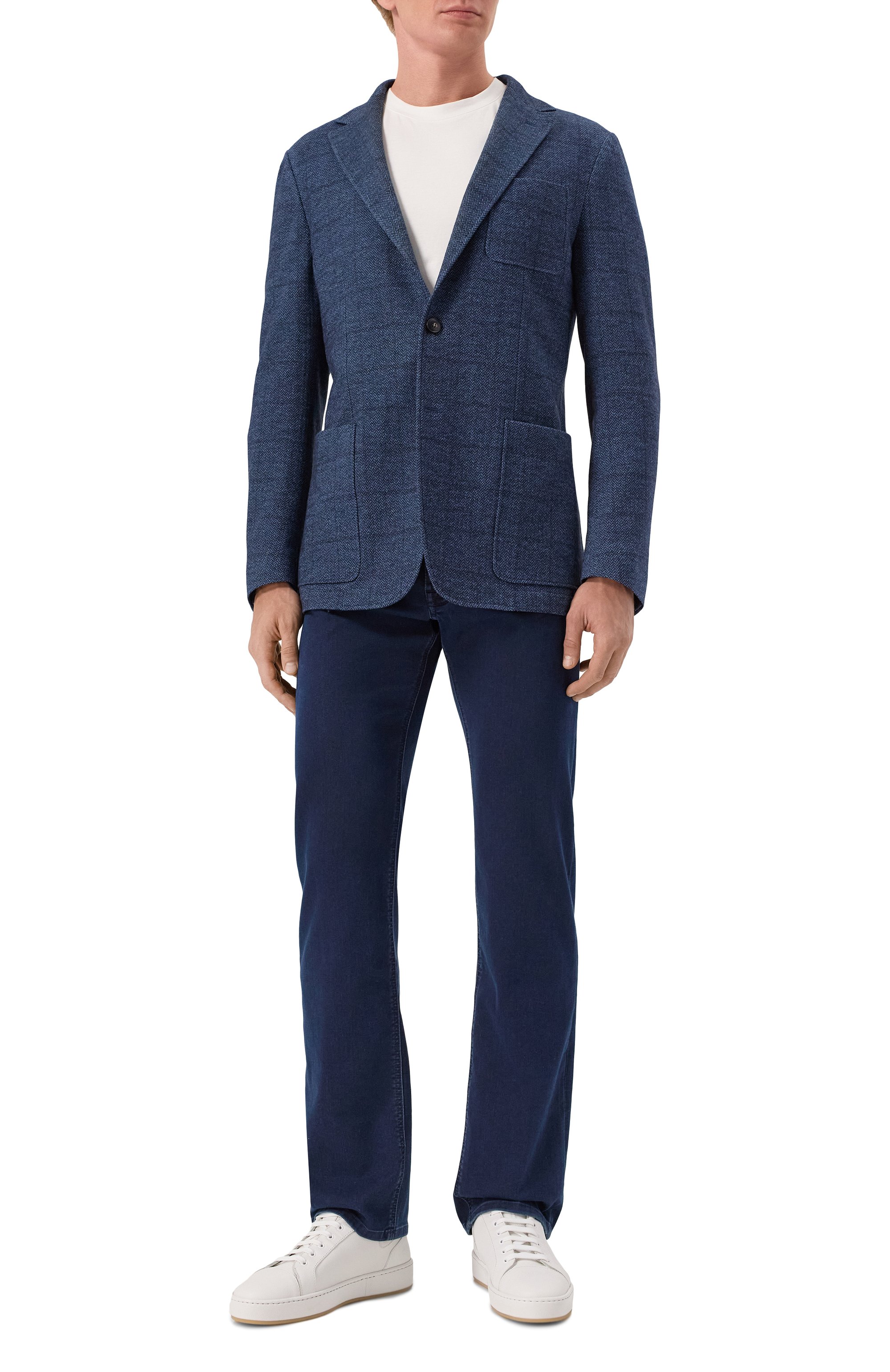 Пиджак из шерсти и хлопка CANALI, арт. J0147/JJ02554, фото 3