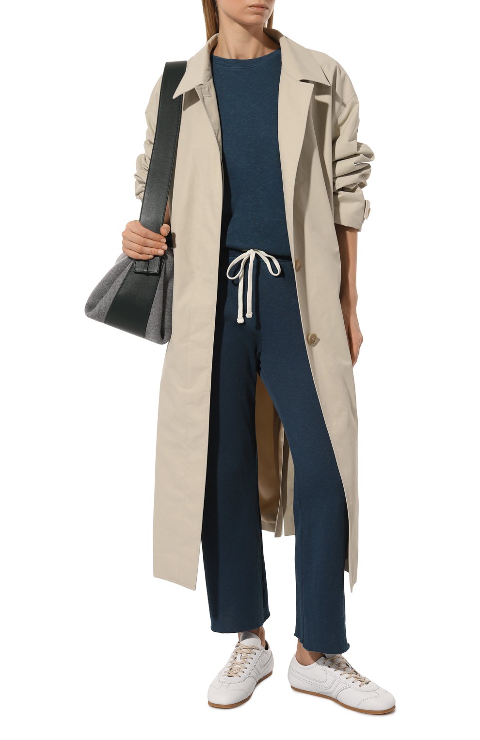 Хлопковый свитшот JAMES PERSE бирюзового цвета по цене 33100 руб., арт. WXA3657, фото 2 Хлопковый свитшот JAMES PERSE, арт. WXA3657, фото 2