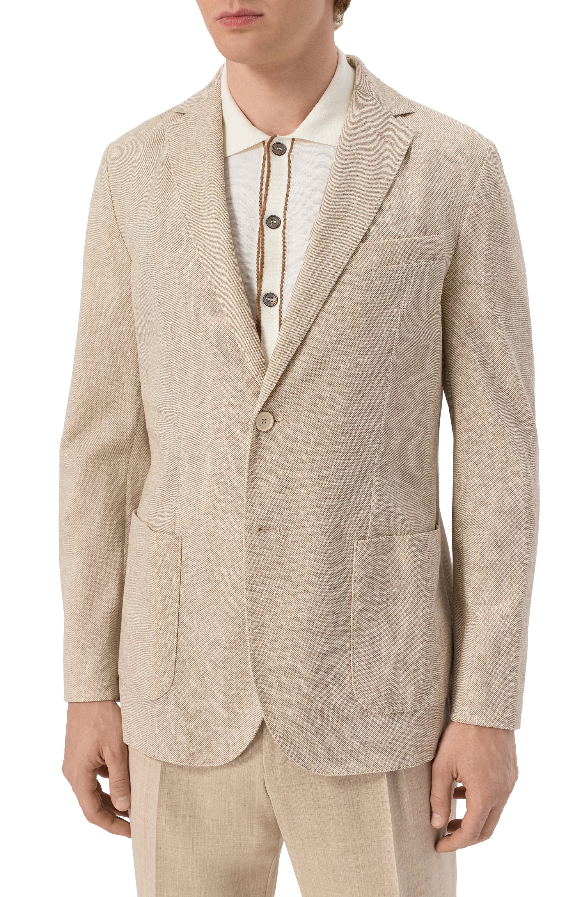 Хлопковый пиджак CIRCOLO 1901, арт. CN4810, фото 4