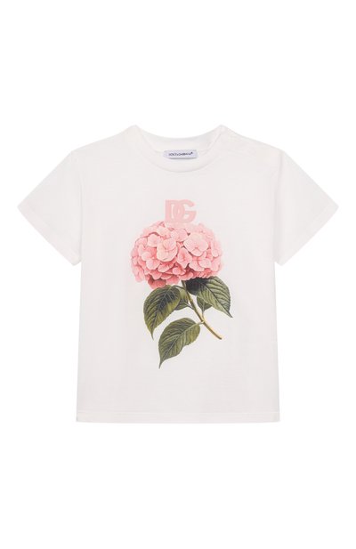 Хлопковая футболка DOLCE & GABBANA, арт. L2JTIT/G7P1G