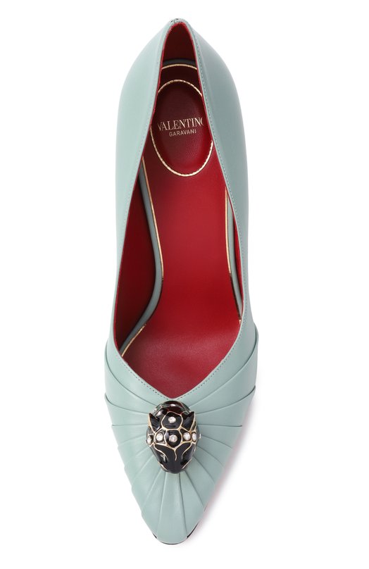 Кожаные туфли Pas De Chat 105 Valentino 8W2S0NF8/LIR Зелёный  8W2S0NF8/LIR Фото 6
