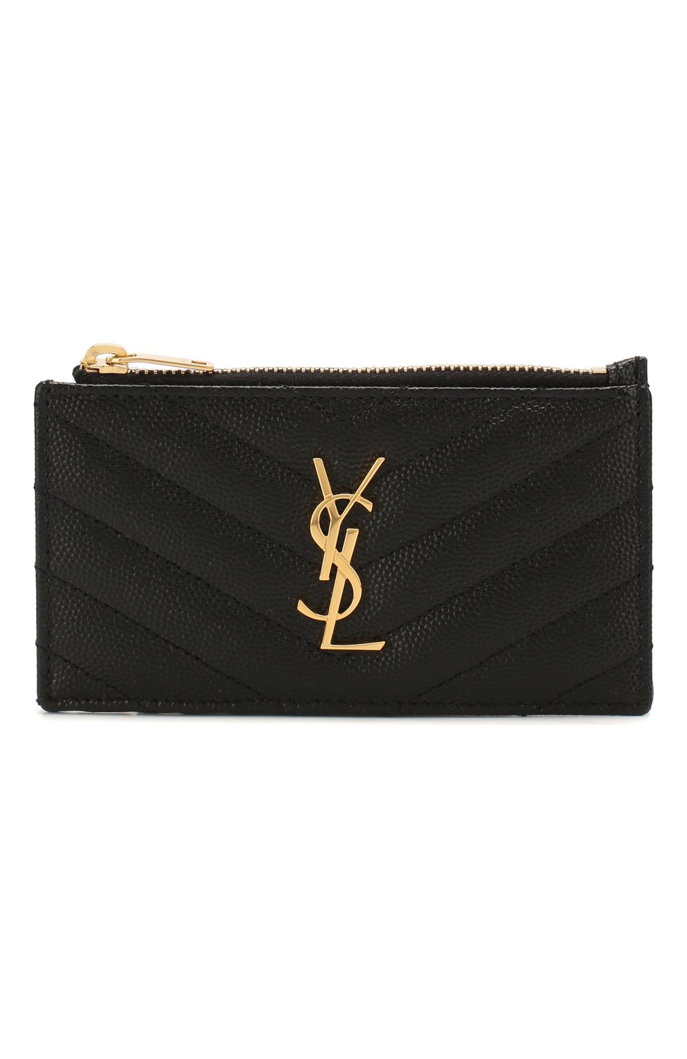 Кожаный футляр для кредитных карт monogram SAINT LAURENT, арт. 607915/B0W01, фото 1