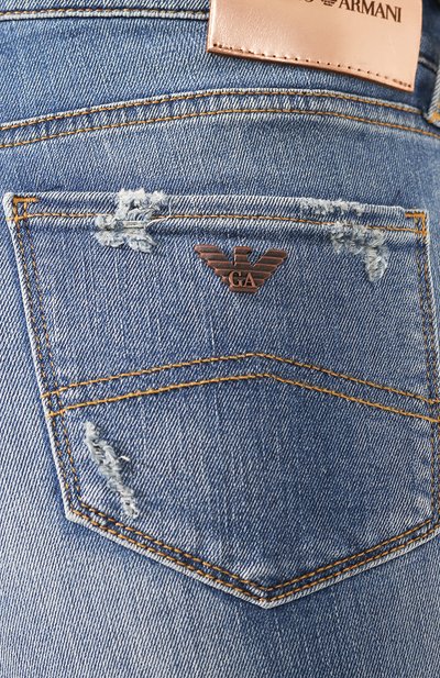 Джинсы EMPORIO ARMANI синего цвета по цене 27750 руб., арт. 3H2J20/2D3RZ, фото 5 Джинсы EMPORIO ARMANI, арт. 3H2J20/2D3RZ, фото 5