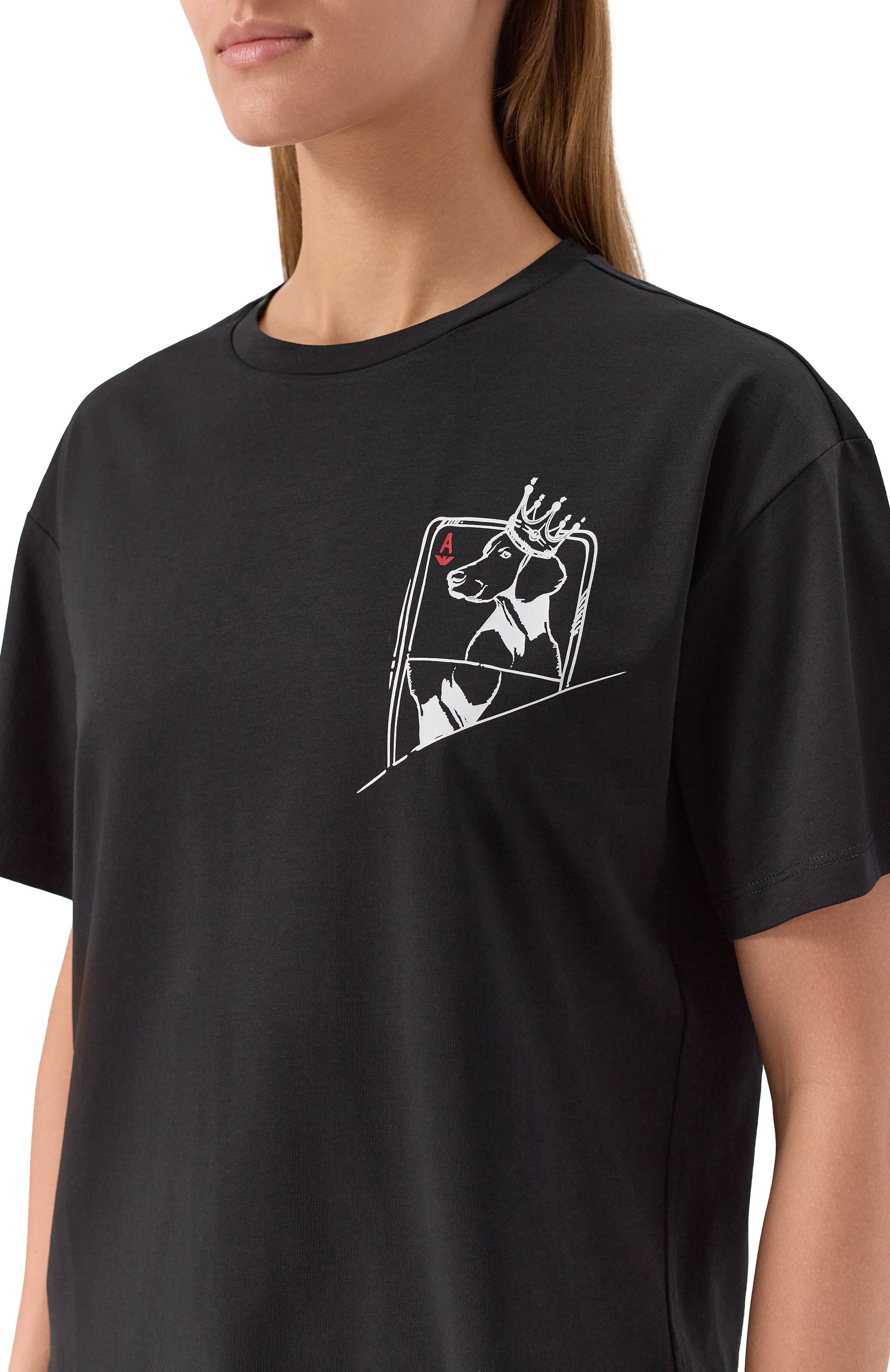 Хлопковая футболка EMPORIO ARMANI, арт. EW002841/AF12597, фото 5