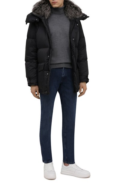 Пуховик с меховой отделкой YVES SALOMON, арт. 22WHV03383M08W, фото 2