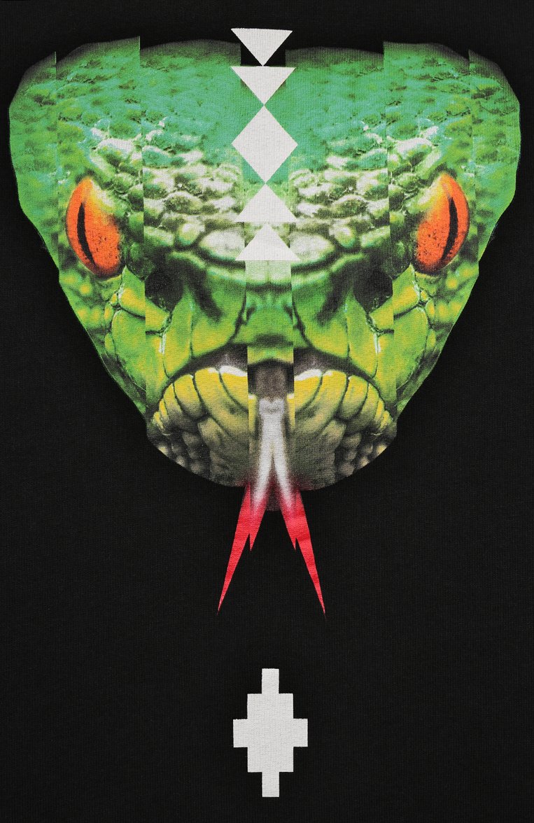 Детский хлопковое худи MARCELO BURLON KIDS OF MILAN черного цвета, арт. CBBB002F21FLE002 | Фото 3 (Материал внешний: Хлопок; Рукава: Длинные; Мальчики Кросс-КТ: Худи-одежда; Материал сплава: Проставлено; Драгоценные камни: Проставлено; Ростовка одежда: 10 - 11 лет | 140 - 146см, 12 лет | 152 см, 8 лет | 128 см)