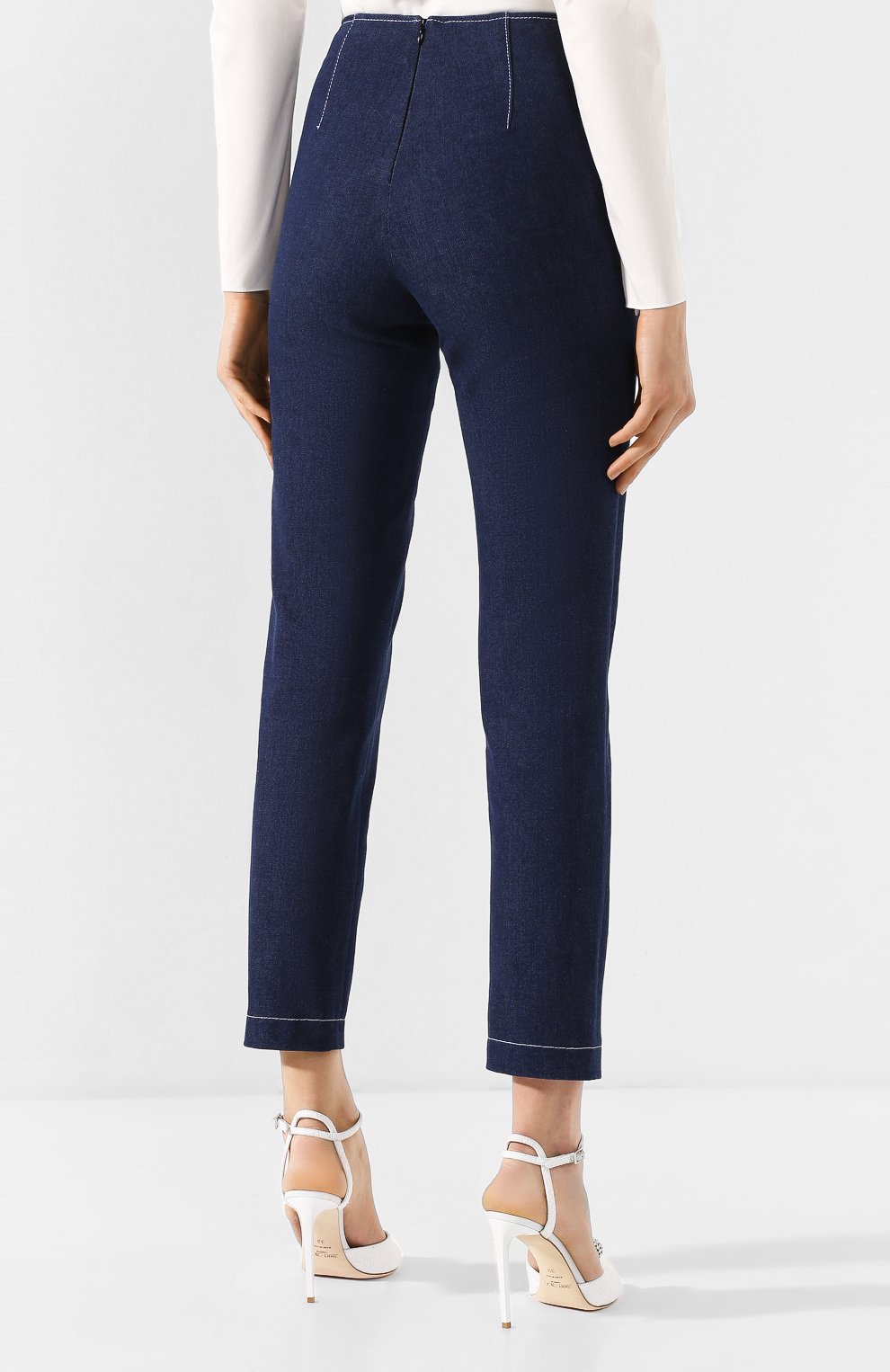 Джинсы GIUSEPPE DI MORABITO синего цвета по цене 28950 руб., арт. PS20024PA-74, фото 4 Джинсы GIUSEPPE DI MORABITO, арт. PS20024PA-74, фото 4