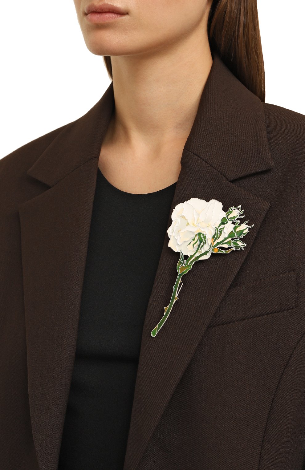 Брошь розы зимнего дворца РУССКИЕ САМОЦВЕТЫ, арт. 41668, фото 2