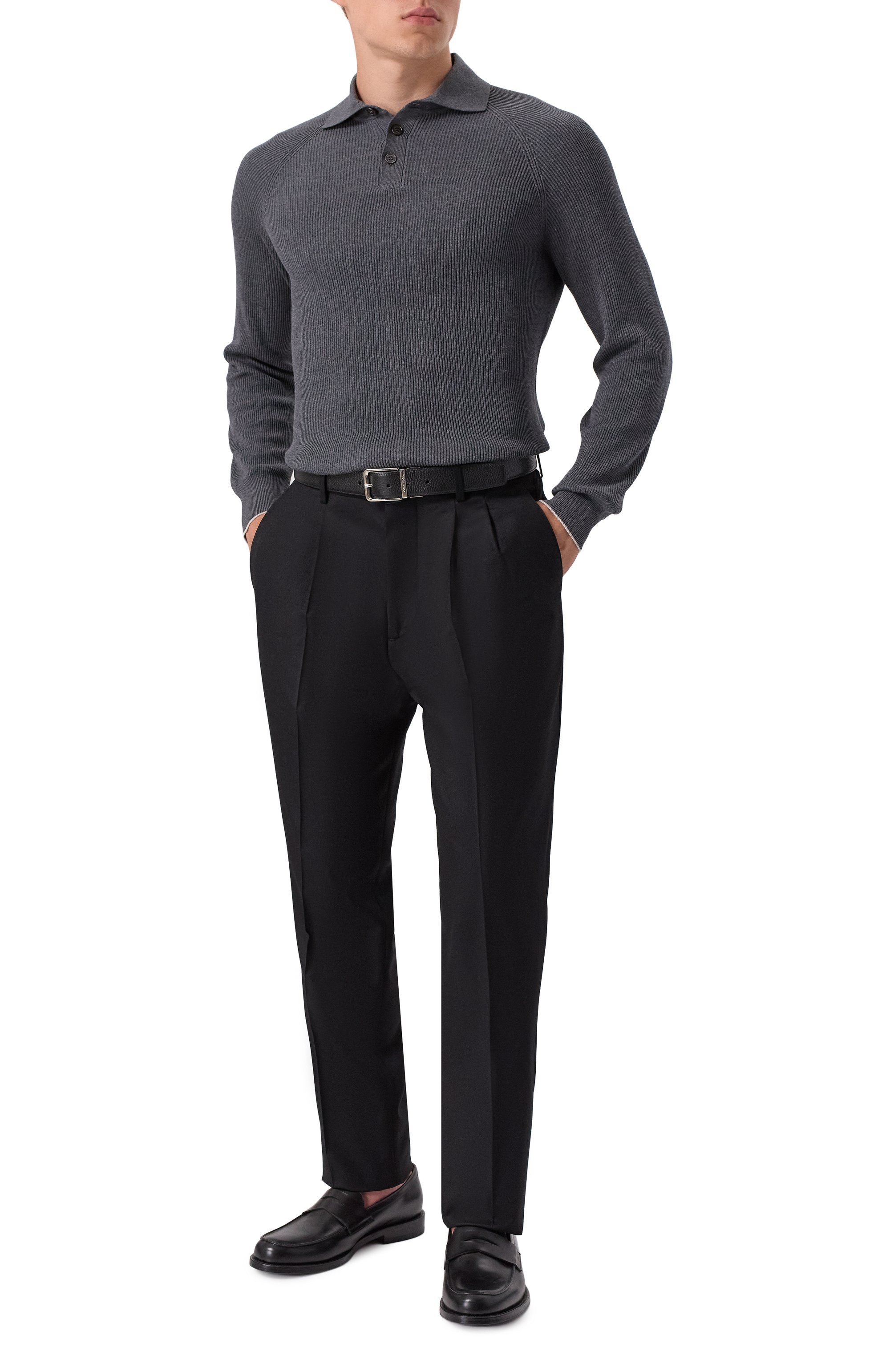 Хлопковое поло BRUNELLO CUCINELLI, арт. M29400105, фото 2