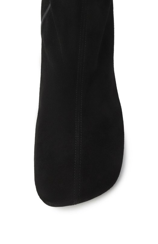 Замшевые ботильоны Dries Van Noten W232/201/135 Чёрный  W232/201/135 Фото 6