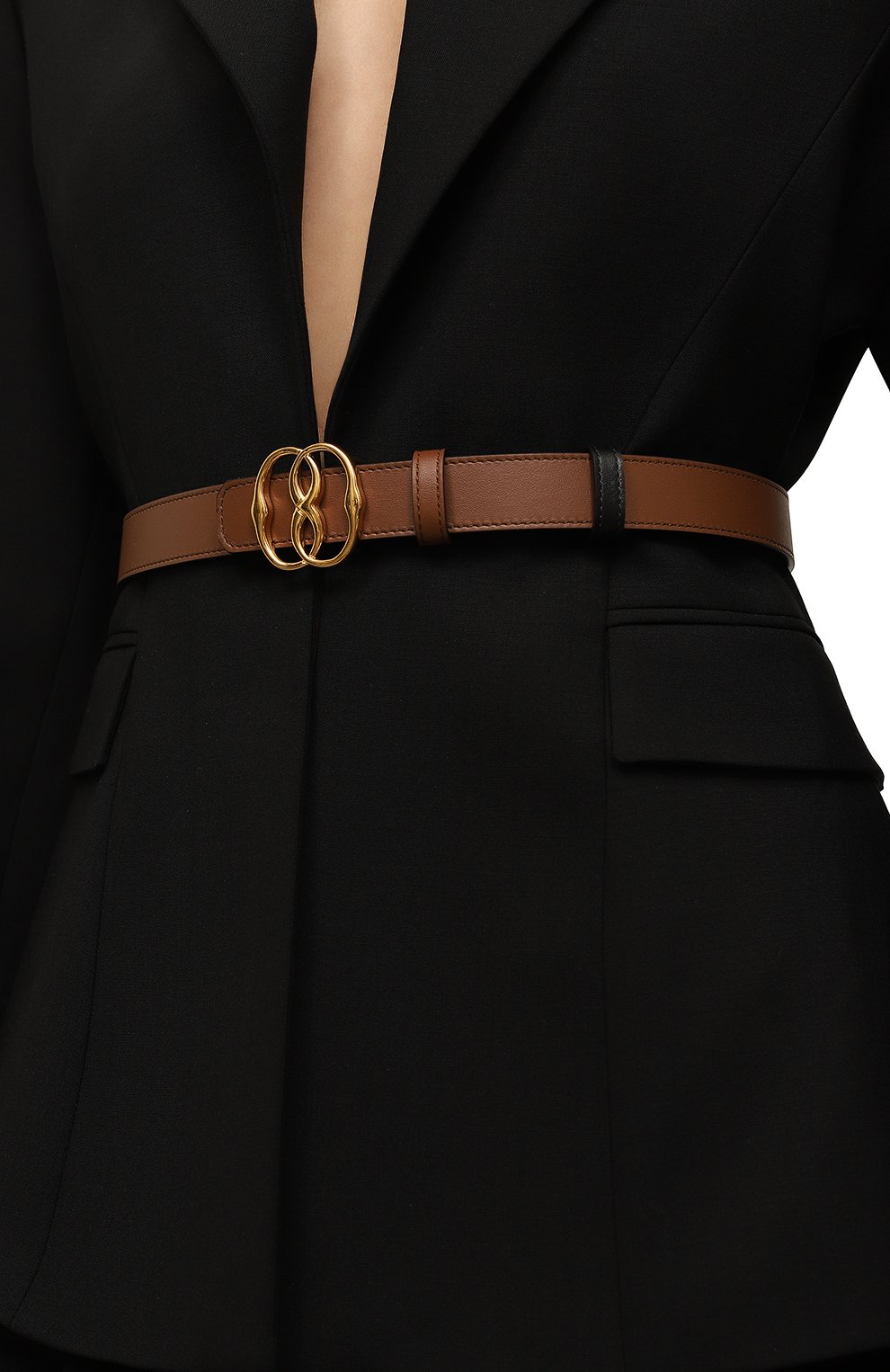 Двусторонний ремень BALLY коричневого цвета по цене 39950 руб., арт. WBF01A/VT383, фото 2 Двусторонний ремень BALLY, арт. WBF01A/VT383, фото 2