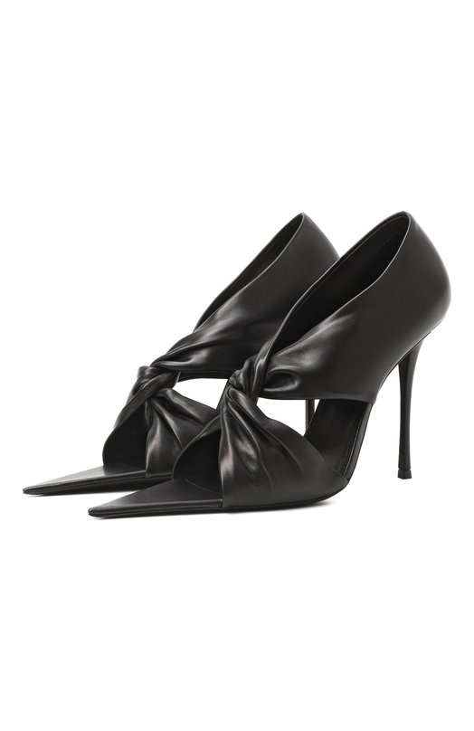 Кожаные туфли Malika 110 Saint Laurent 827668/AADF0 Чёрный 827668/AADF0