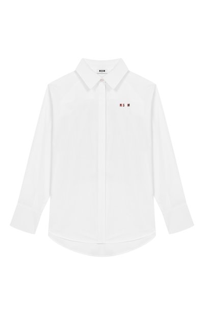 Хлопковая рубашка MSGM KIDS, арт. F6MSJGSI128