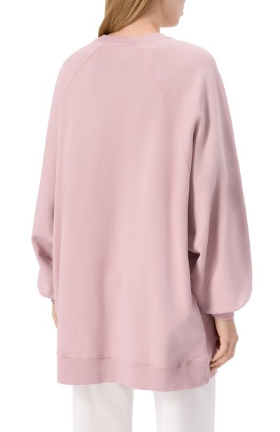 Хлопковый свитшот HALFBOY розового цвета по цене 48200 руб., арт. HS251WF022, фото 4 Хлопковый свитшот HALFBOY, арт. HS251WF022, фото 4