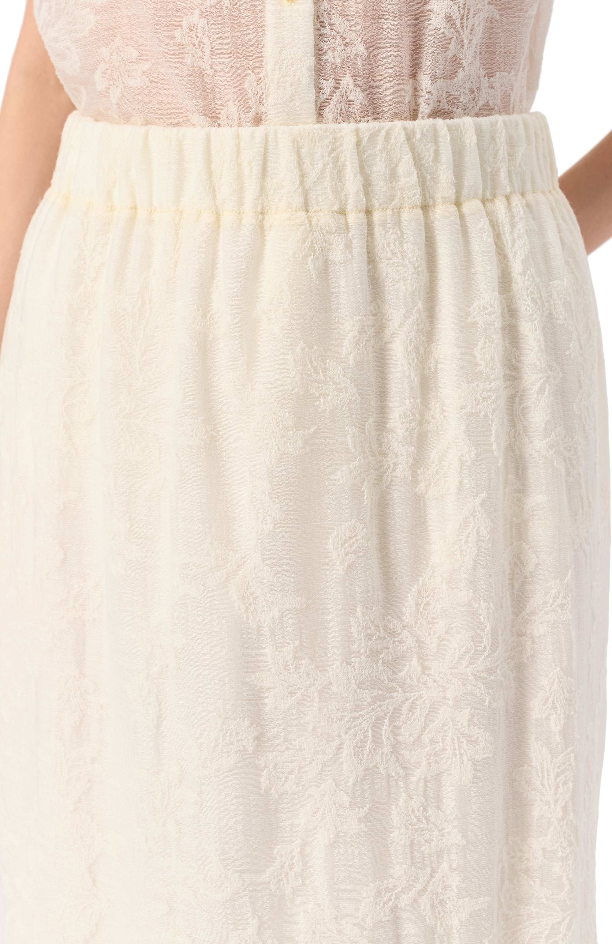 Юбка SEVEN LAB кремового цвета по цене 15440 руб., арт. SSV.34.116.605, фото 5 Юбка SEVEN LAB, арт. SSV.34.116.605, фото 5