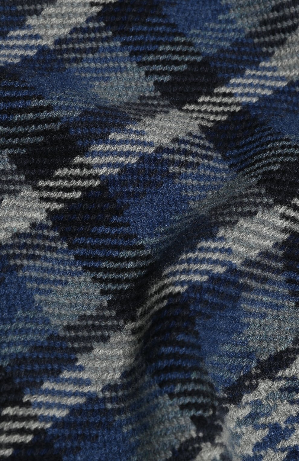 Кашемировый шарф LORO PIANA синего цвета по цене 158500 руб., арт. FAI7964, фото 2 Кашемировый шарф LORO PIANA, арт. FAI7964, фото 2