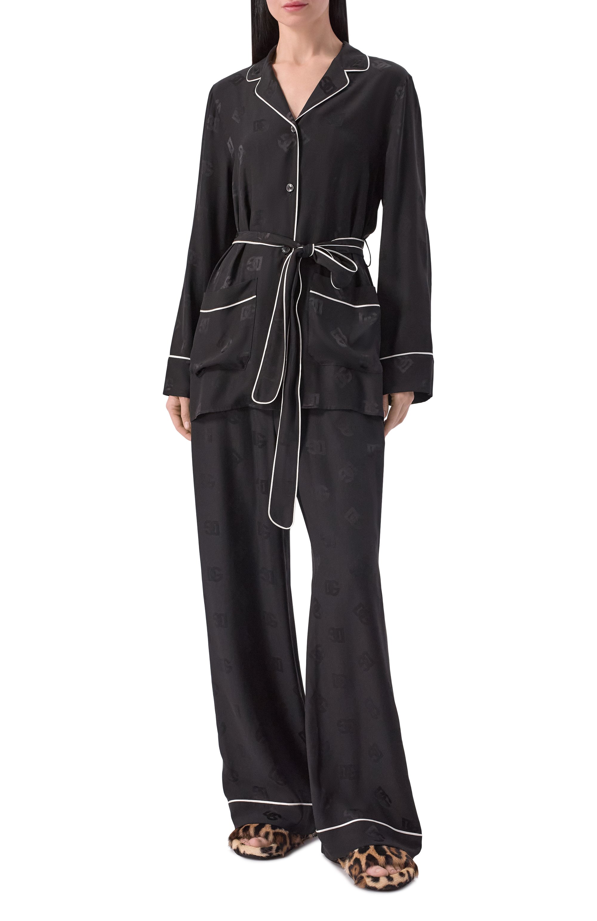 Шлепанцы из козлика DOLCE & GABBANA, арт. CQ0712/A0081, фото 3