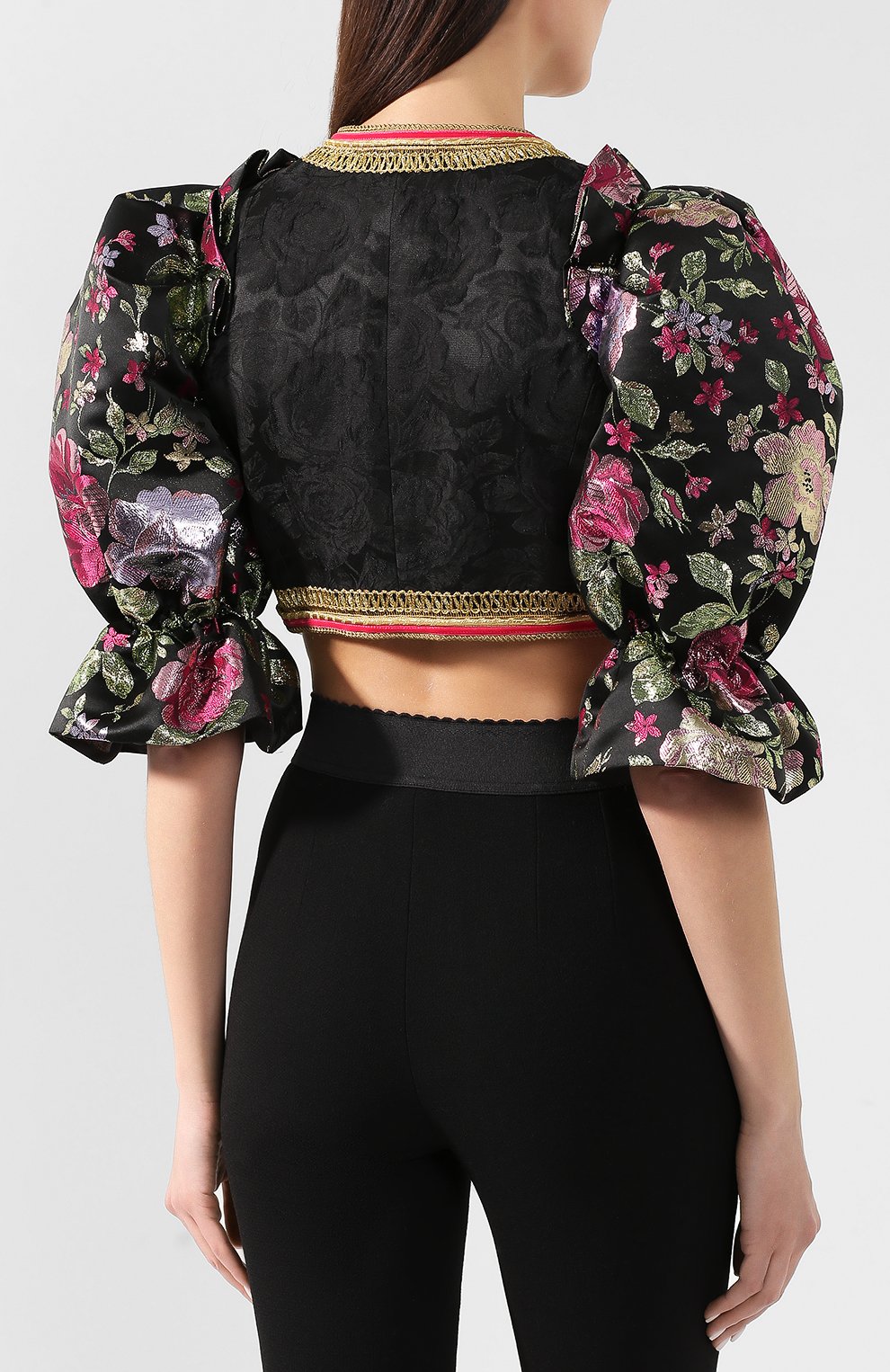 Жакет DOLCE & GABBANA черного цвета по цене 599500 руб., арт. F280MZ/FJRDJ, фото 4 Жакет DOLCE & GABBANA, арт. F280MZ/FJRDJ, фото 4