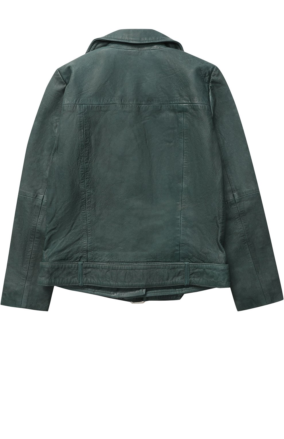 Кожаная куртка с косой молнией DESIGNERS, REMIX GIRLS, арт. 11960, фото 2