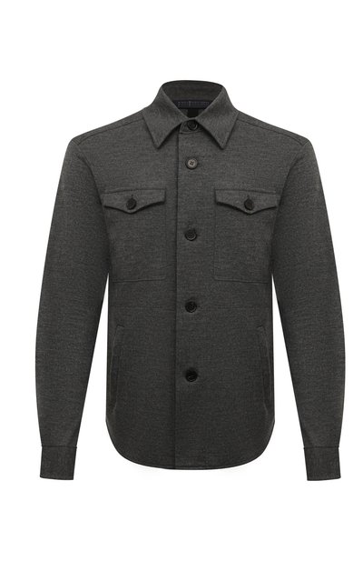 Мужская шерстяная куртка-рубашка HARRIS WHARF LONDON, арт. C9320MYM